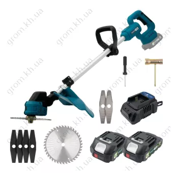 Фото 1- Аккумуляторный триммер PROFI-TEC PGT5020 POWERLine (2×PT2015HL (1.5 Ач), зарядное устройство)