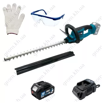 Фото 1- Аккумуляторный кусторез PROFI-TEC PDG5220BL POWERLine (1×PT2040MP (4.0 Ач), зарядное устройство)