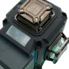 Фото 7 - Лазерний нівелір PROFI-TEC PGL 4D 1640 (40 м, 16 ліній, зелений промінь)