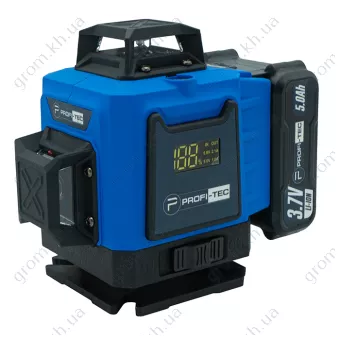 Фото 1- Лазерный нивелир PROFI-TEC PGL 4D 1630 (30 м, 16 линий, зеленый луч)