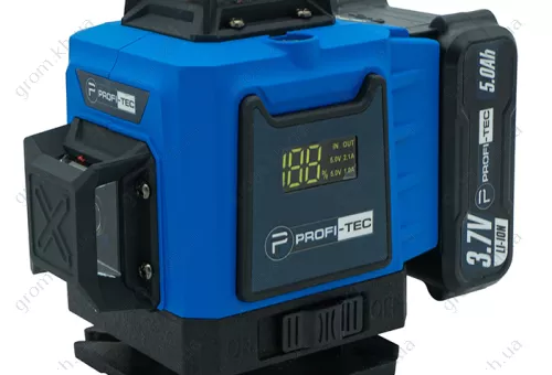 Фото 1- Лазерный нивелир PROFI-TEC PGL 4D 1630 (30 м, 16 линий, зеленый луч)