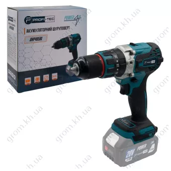 Фото 1- Аккумуляторная дрель-шуруповерт PROFI-TEC DHP485BL POWERLine (без аккумулятора и зарядного устройства)