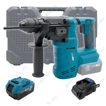 Фото 1- Аккумуляторный перфоратор PROFI-TEC PPBH2520 POWERLine (1×PT2040EP (4.0 Ач), зарядное устройство)