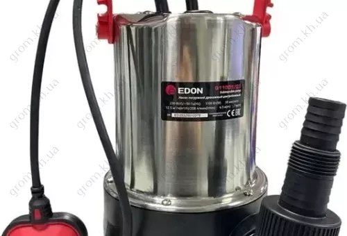 Фото 1- Погружной насос Edon Q1100S/35, 1100W