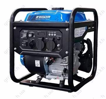 Фото 1- Бензиновый инверторный генератор ZEGOR DIN-OPEN3999: 3.7/4кВт, медная обмотка