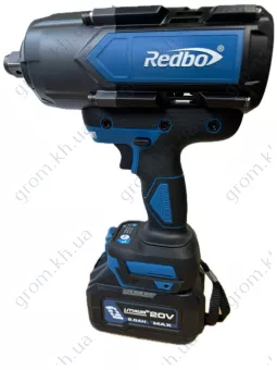 Фото 1- Акумуляторний гайковерт REDBO OAW-20/2000PBL (20 В, кейс)