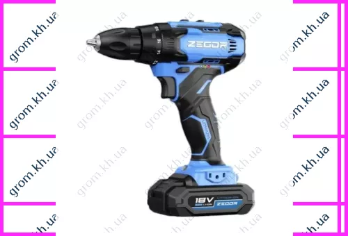 Фото 1- Акумуляторний шуруповерт Zegor Advanced 18V (CDA-18)