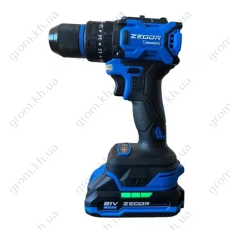 Фото 1- Шуруповерт акумуляторний безщітковий ZEGOR CDAX-21BL