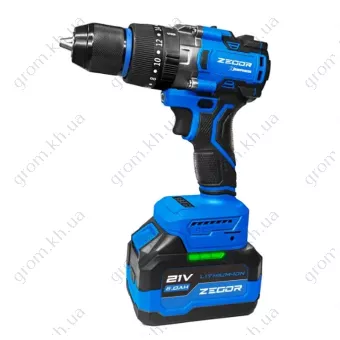 Фото 1- Аккумуляторный шуруповерт ZEGOR CDAX-21BLH-150