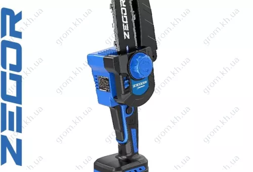 Фото 1- Акумуляторна міні ланцюгова пилка ZEGOR CSAX-21BL-6