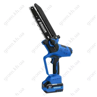 Фото 1- Пила ланцюгова акумуляторна Zegor CSMQ-21BL-8 2 акумулятори