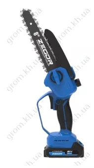 Фото 1- Акумуляторна ланцюгова пилка ZEGOR CSMH-21BL-8 2 акумулятори