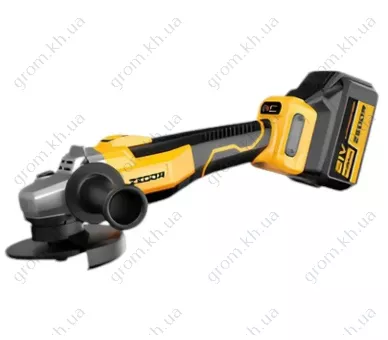 Фото 1- Акумуляторна кутова шліфувальна машина Zegor Profesional 21V (AGP-21BL)