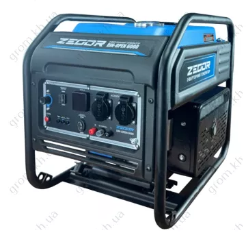 Фото 1- Генератор Zegor DIN-OPEN6000D 6.0 кВт Газ/бензин