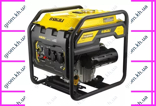 Фото 1- Генератор інверторний бензиновий SIGMA: 3.0/3.5кВт, бак 12л, 4-х тактний, ручний запуск