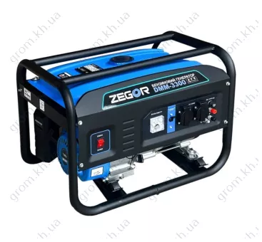 Фото 1- Генератор бензиновый Zegor DMM-3300