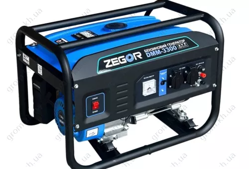 Фото 1- Генератор бензиновий Zegor DMM-3300
