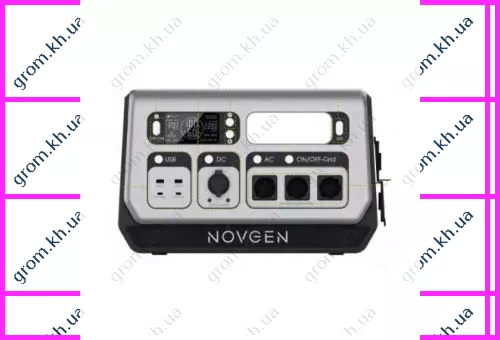 Фото 1- Портативная зарядная станция NOVGEN NOVB-2048, 2200 Вт, 2048 Вт·ч LiFePO4, Функция БДЖ, быстрая зарядка