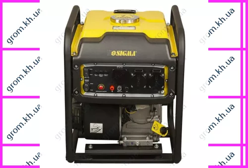 Фото 1- Генератор инверторный бензиновый 3.0/3.5кВт 7л 4-х тактный ручной запуск, SIGMA 5710831