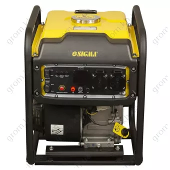 Фото 1- Генератор инверторный бензиновый 3.0/3.5кВт 7л 4-х тактный ручной запуск, SIGMA 5710831