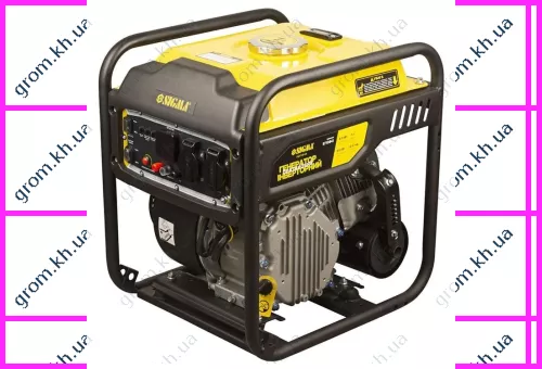 Фото 1- Генератор инверторный бензиновый 4.0/4.5кВт 7л 4-х тактный ручной запуск, SIGMA 5710841