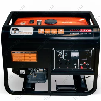 Фото 1- Генератор бензиновый Y8000 6.5KW 220V - Обмотка Медь