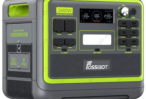 Фото 1- Зарядная станция FOSSiBOT F2400 Green, 2048 Вт*ч