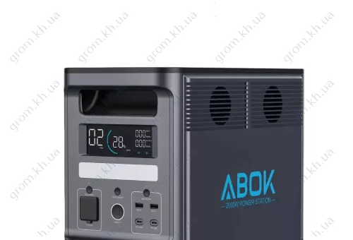 Фото 1- Зарядная станция ABOK Power Station 2000 Вт