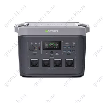 Фото 1- Портативная зарядная станция Growatt INFINITY 2000 PRO емкость 2048 Вт·ч мощность 2400w LiFePO4
