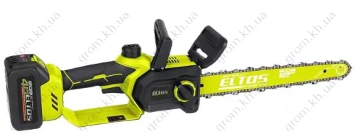 Фото 1- Аккумуляторная пила цепная Eltos АПЦ-20A/12-1 (2 шины + 2 цепи)