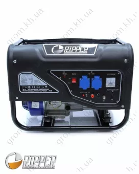 Фото 1- Генератор бензиновий Ripper M82484R 3 кВт, 230В/12В, однофазний, AVR, мідна обмотка, ручний запуск, для дому