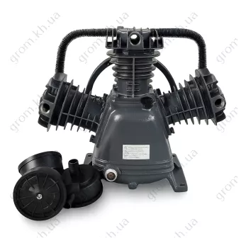 Фото 1- Компрессорная головка масляная PROFI-TEC OH3.3W3 (3 цилиндра, 3.0 кВт, 530 л/мин)