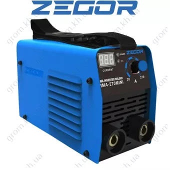Фото 1- Зварювальний інвертор Zegor MMA-270 MINI (дисплей)