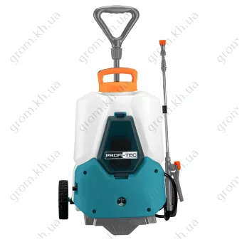 Фото 1- Аккумуляторный опрыскиватель PROFI-TEC PS-20L/20V Wheel (без аккумулятора и зарядного устройства)