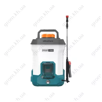 Фото 1- Аккумуляторный опрыскиватель PROFI-TEC PS-12L/20V (без аккумулятора и зарядного устройства)