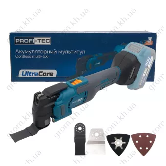 Фото 1- Аккумуляторный мультитул (реноватор) PROFI-TEC PCM430 UltraCore (без аккумулятора и зарядного устройства)