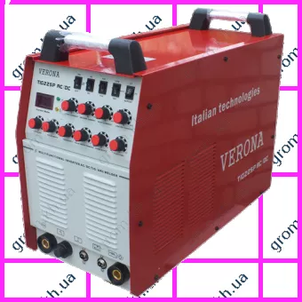 Фото 1- Аргонная сварка Verona TIG-225P AC/DC