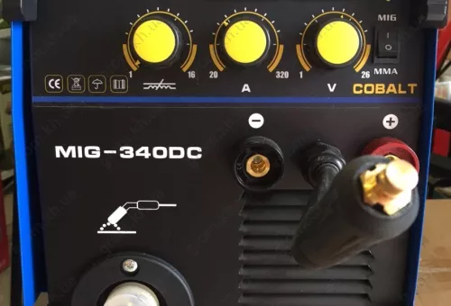 Фото 1- Зварювальний напівавтомат Іскра Профі COBALT MIG 340DC