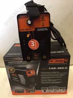 Фото 1- Зварювальний інвертор IGBT Дніпро-М САБ-260Н