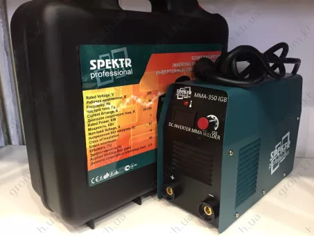 Фото 1- Інвертор зварювальний Spektr IWM 350 кейс