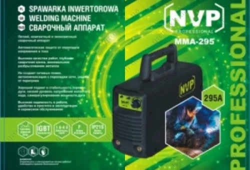 Фото 1- Сварочный инвертор NVP ММА-295 + пластиковый кейс