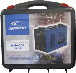 Фото 1- Зварювальний інвертор Gerrard MMA 250 (кейс)