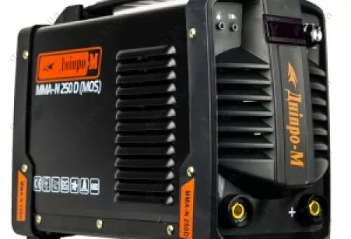 Фото 1- Зварювальний інвертор Дніпро-М MMA N250 D у збільшеному корпусі