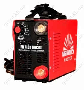 Фото 1- Зварювальний інвертор VITALS Master Mi 4.0n Micro