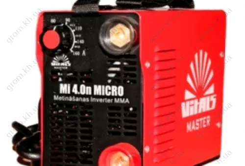 Фото 1- Зварювальний інвертор VITALS Master Mi 4.0n Micro