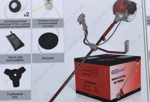 Фото 1- Триммер бензиновый GoodLuck GL7600BC