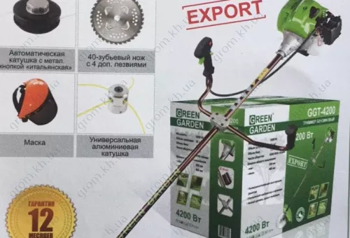 Фото 1- Триммер бензиновый Green Garden GGT-4000