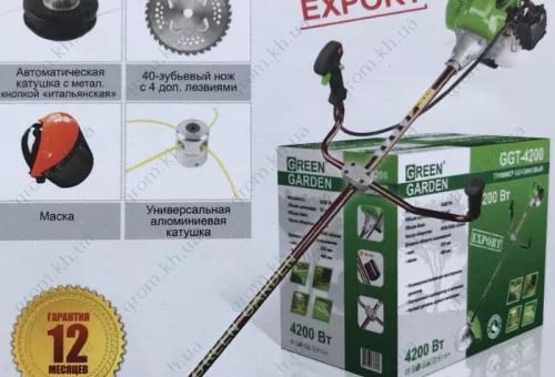 Фото 1- Тример бензиновий Green Garden GGT-4200