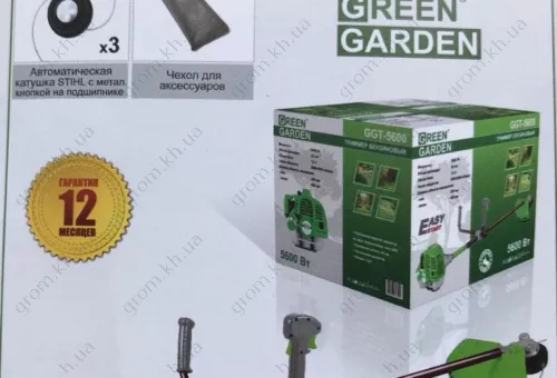 Фото 1- Триммер бензиновый Green Garden GGT-5600