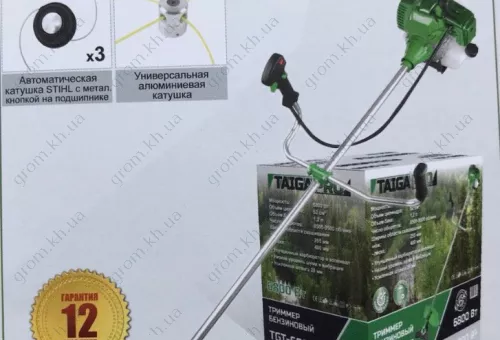 Фото 1- Триммер бензиновый TAIGA Pro TGT-6800